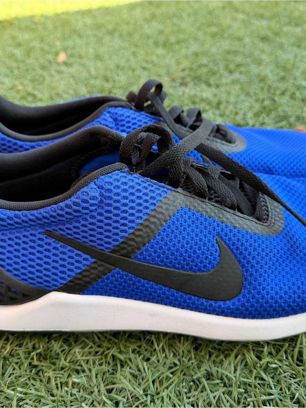 NIKE Men's Lunarestoa 2 Essential, Racer Blue/Black-White, 11.5 M US